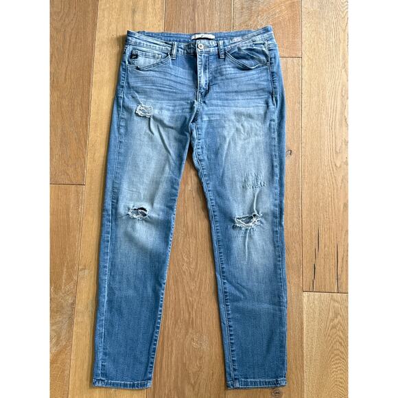 Kan Kan Distressed lower Rise Skinny Jeans - Picture 1 of 9